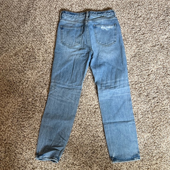 Pac Sun medium blue distressed mom jeans - Picture 2 of 3